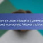 Objets En Laiton: Résistance à la corrosion, Beauté intemporelle, Artisanat traditionnel